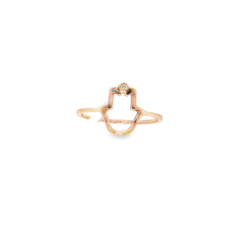 Anillo Mano de Fátima Diamante