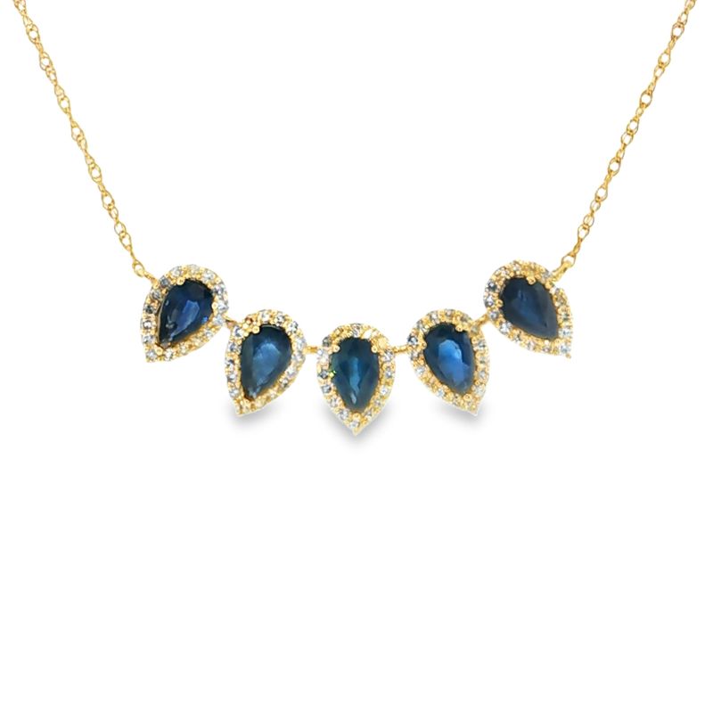 ​Collar Zafiros y Diamantes