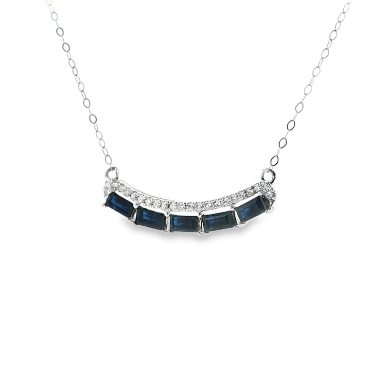 ​Collar Zafiro y Diamantes