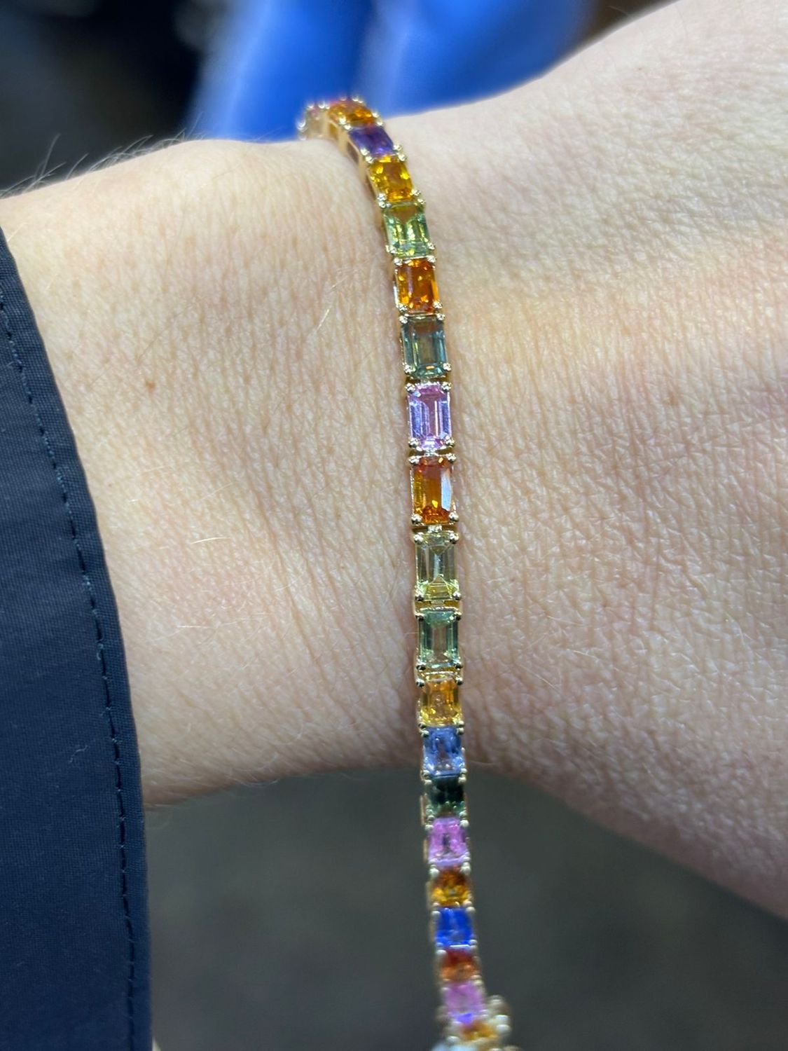 ​Pulsera Zafiros Multicolor