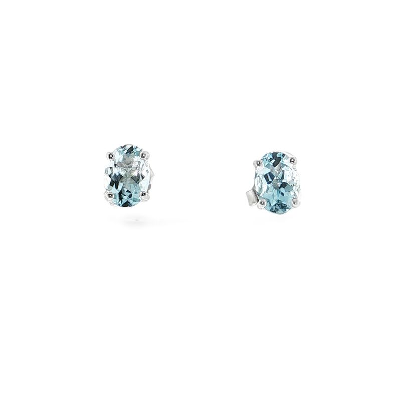 ​Aretes Aguamarinas