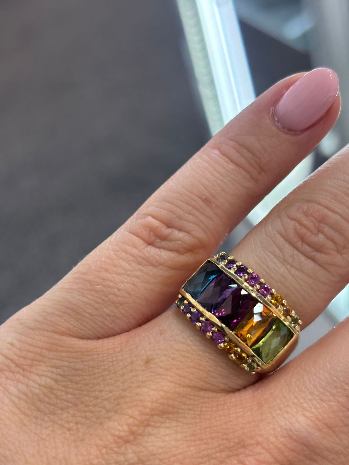 ​Anillo Piedras Semipreciosas