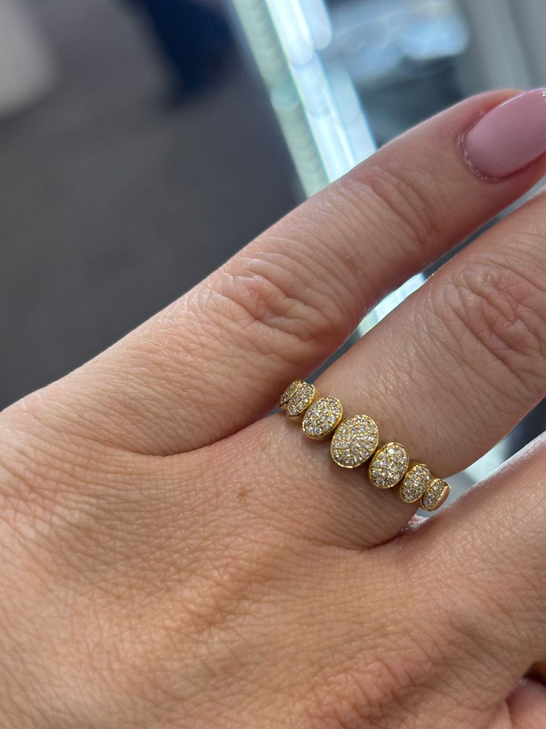 Anillo Flexible Diamantes