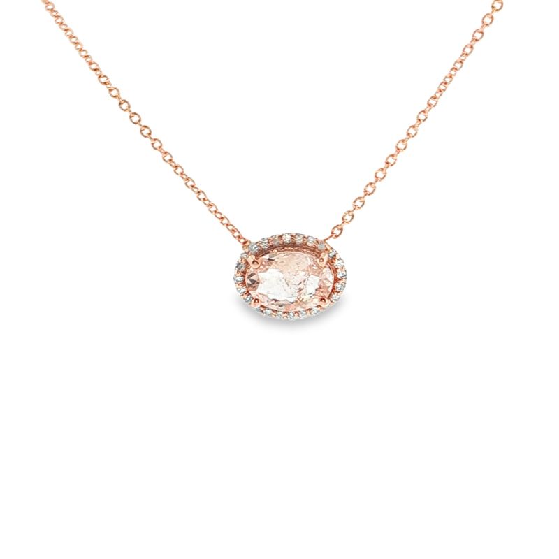 ​Collar Morganita y Diamantes