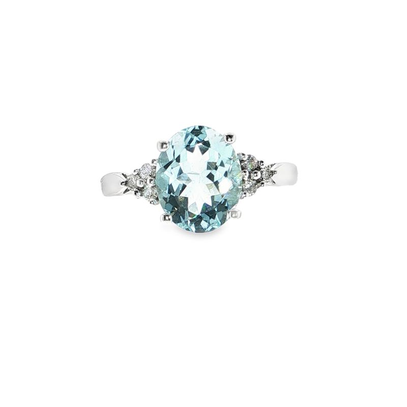 ​Anillo Aguamarina