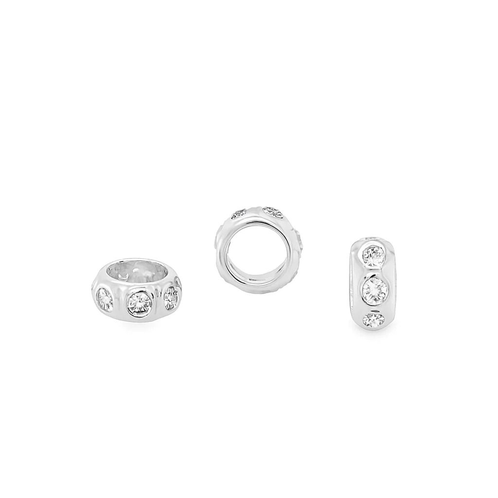 Dije Rondelle Diamantes