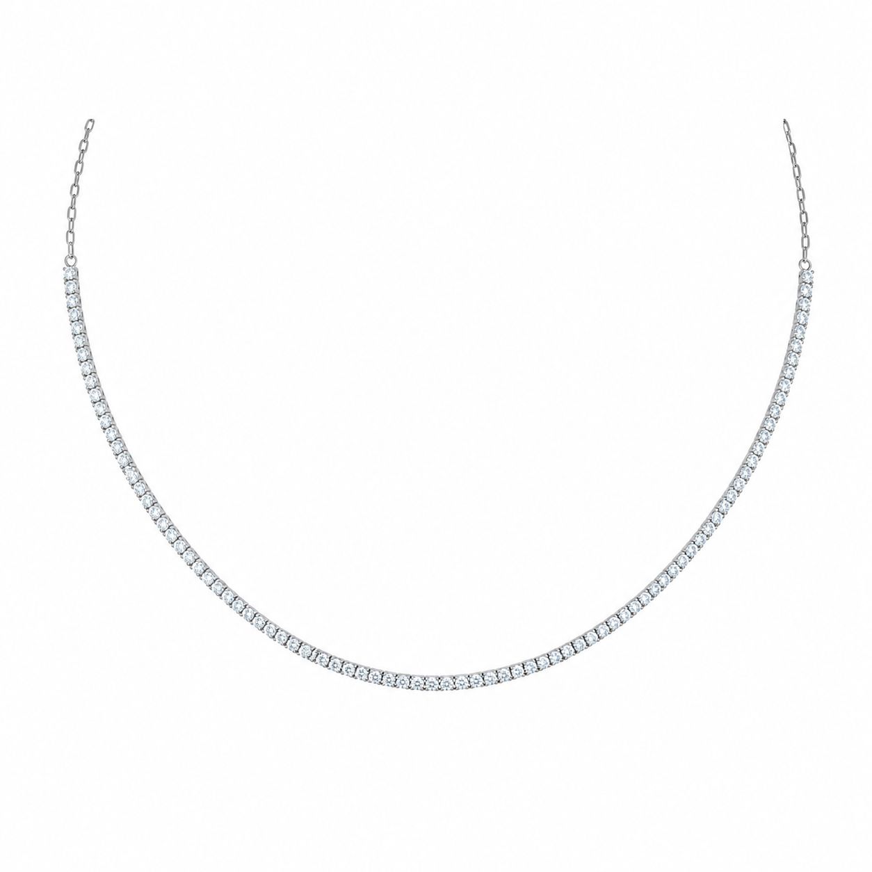Collar Tennis y Diamantes