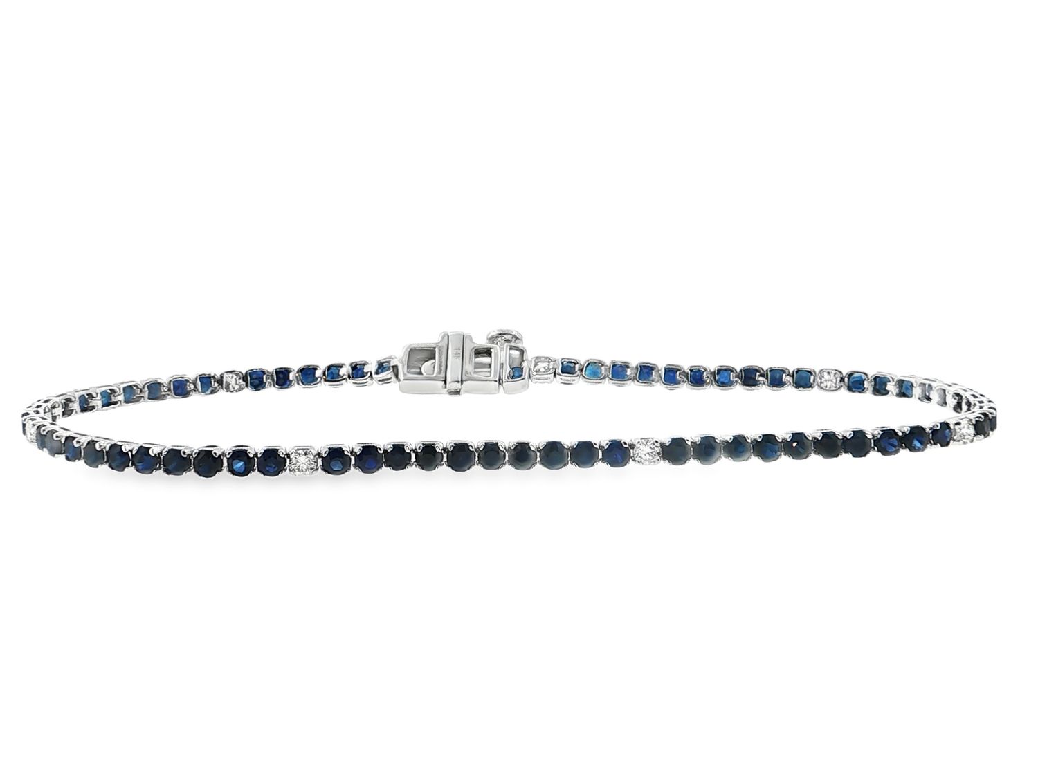 Pulsera Zafiros y Diamantes