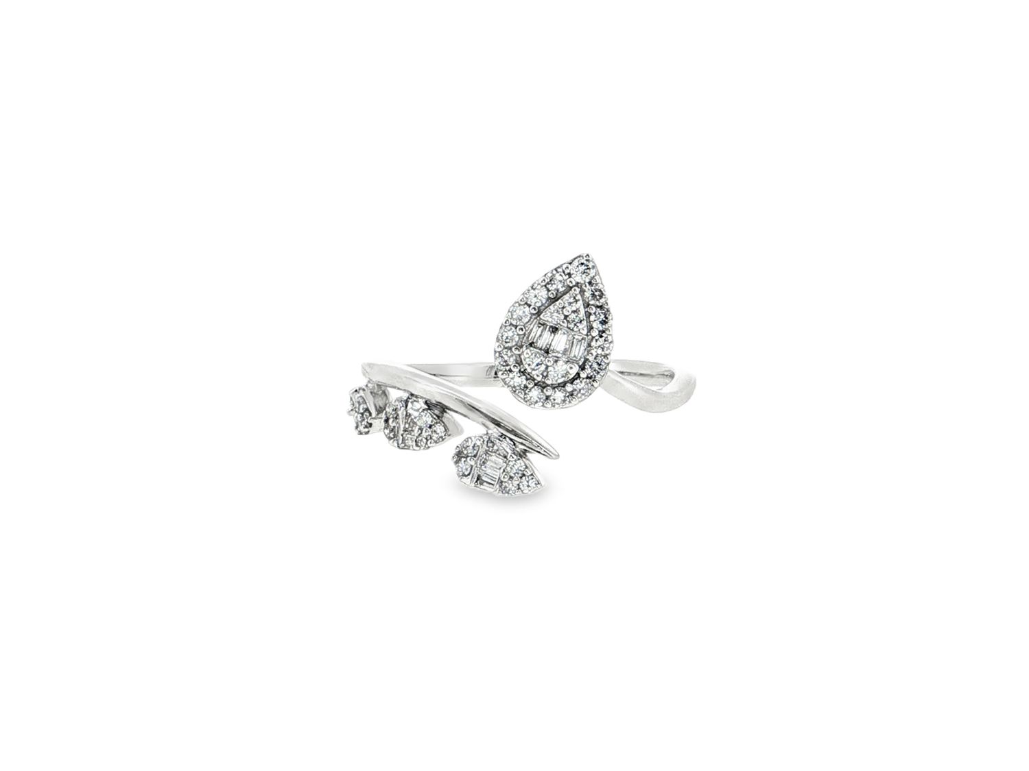 Anillo Diamantes Abierto