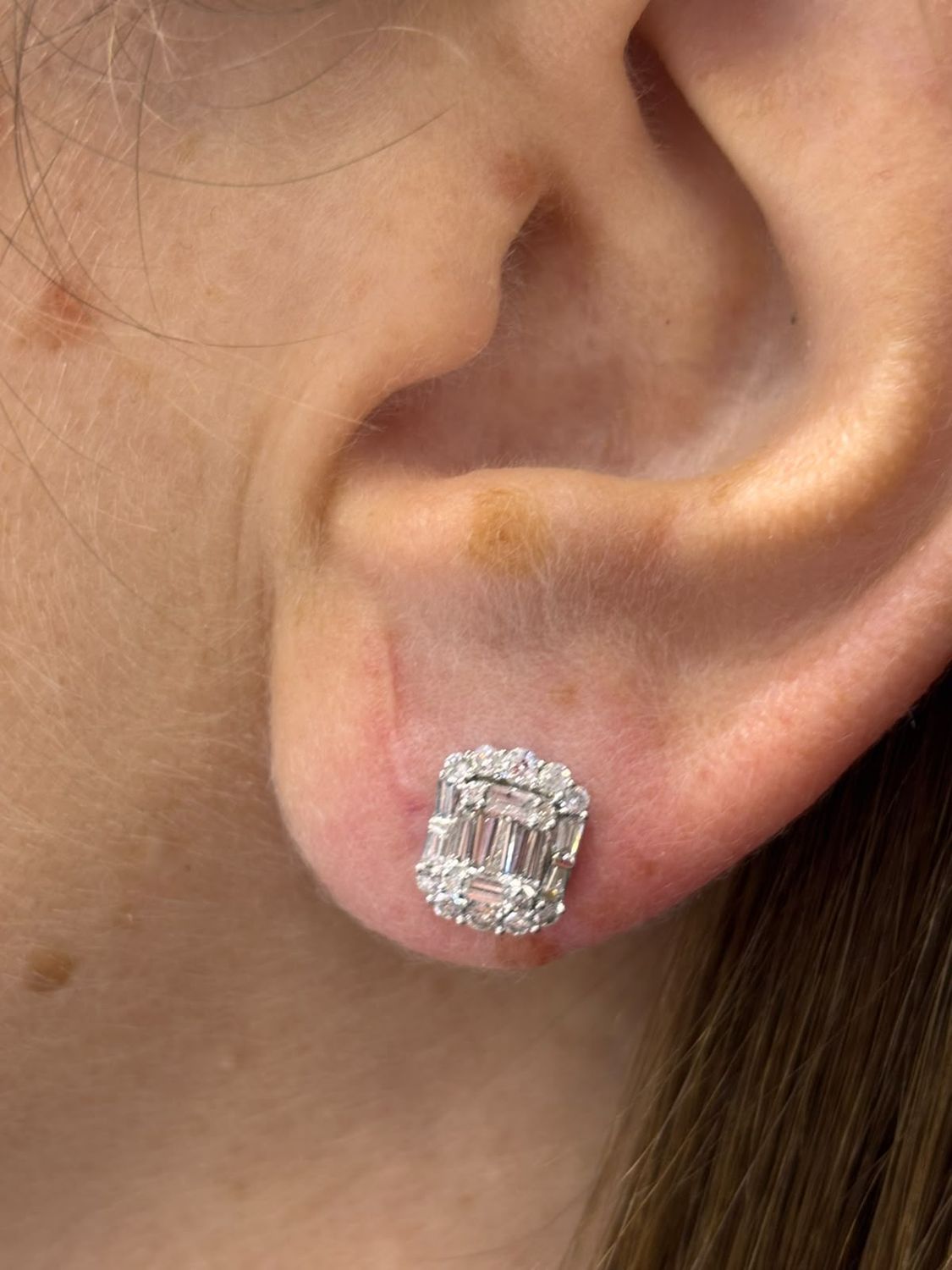 Aretes Diamantes