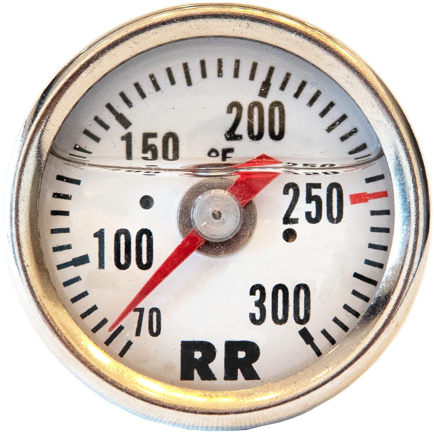 RR-Öltemperatur-Direktanzeiger ® Fahrenheit, Fahrenheit: Weiss