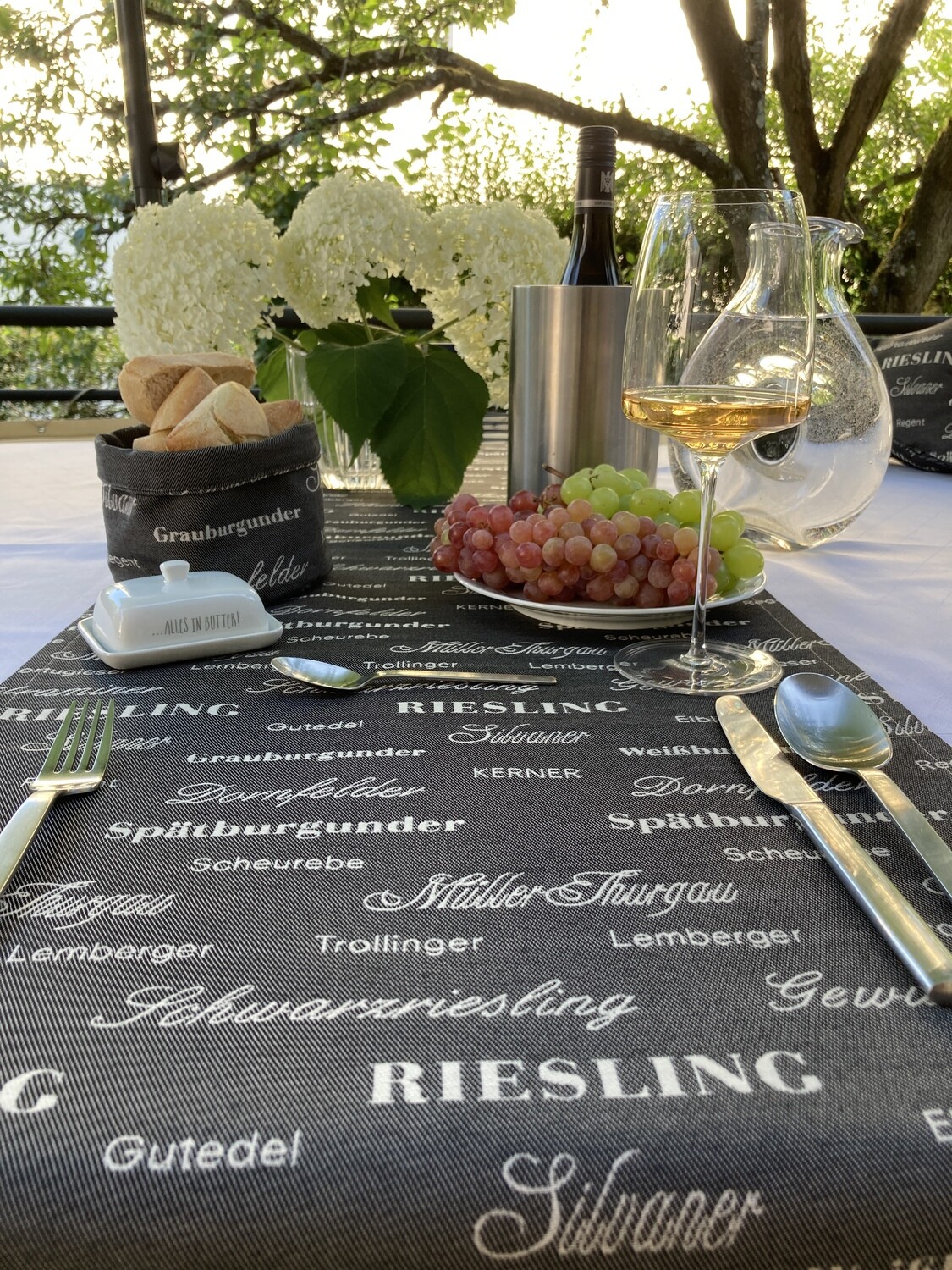 Tischläufer - Deutsche Rebsorten