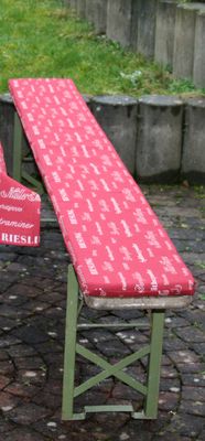 Bierbankauflage für Weintrinker Bierbankauflage für Weintrinker