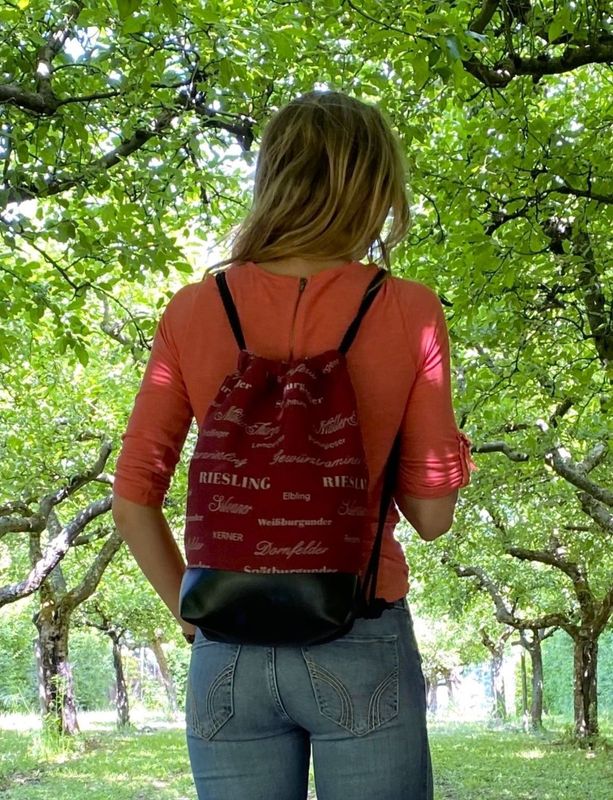 Turnbeutel-Rucksack - Deutsche Rebsorten Turnbeutel-Rucksack - Deutsche Rebsorten