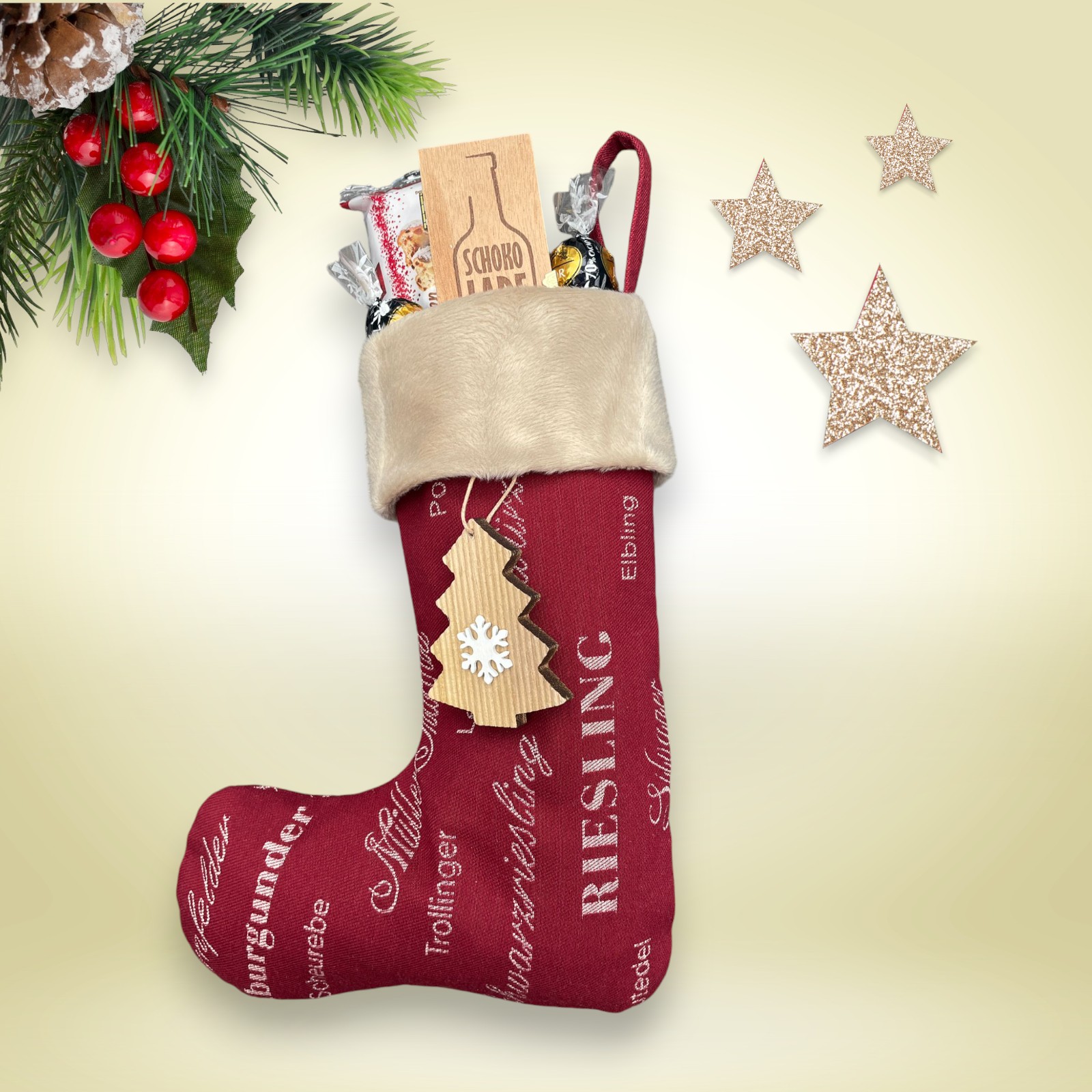 Nikolausstiefel für Weinliebhaber