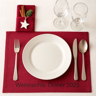 Tischset mit personalisiertem Text Tischset mit personalisiertem Text