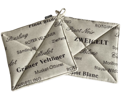 Wein-Topflappen - Österreichische Rebsorten