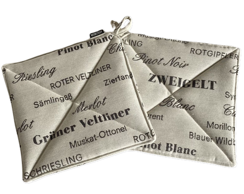 Wein-Topflappen - Österreichische Rebsorten
