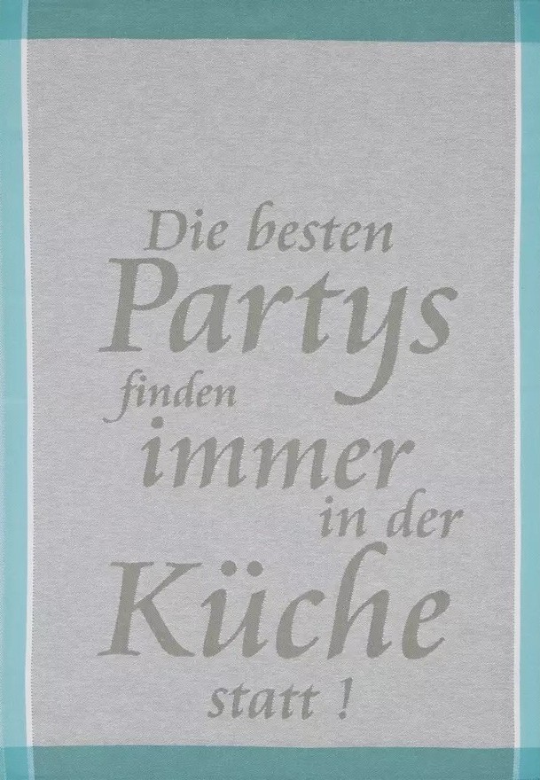 Geschirrtuch mit Sprüchen
