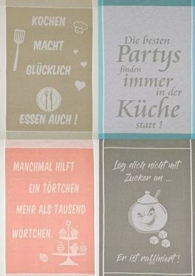 Geschirrtuch mit Sprüchen Geschirrtuch mit Sprüchen