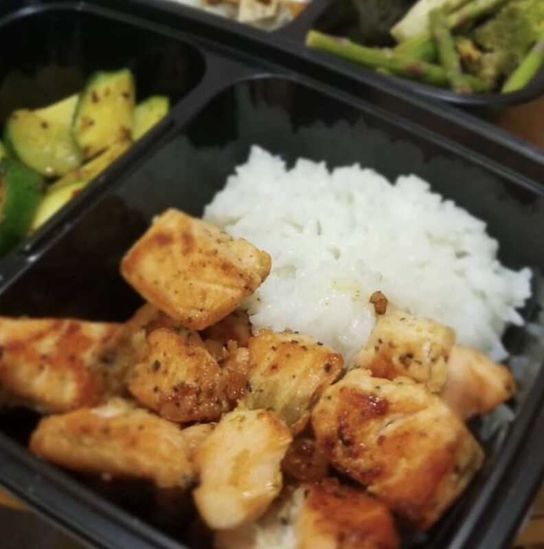 “Teriyaki” Salmon Squares