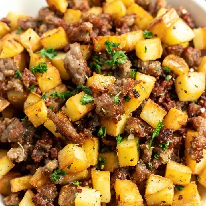 Potato Breakfasts Bowl With Ground Turkey