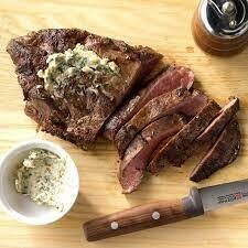 Steak with Ginger Butter