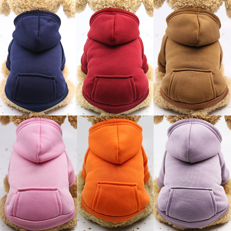 Autumn And Winter Sweater Denim Pocket Two-legged Clothes Sports Style Pet Clothes Dog Cat Clothes Pet Supplies
