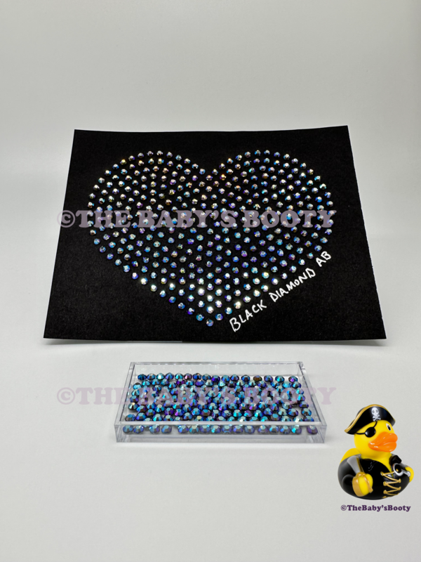 Black Diamond AB Hotfix Rhinestones
