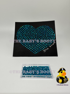 Blue Zircon Hotfix Rhinestones