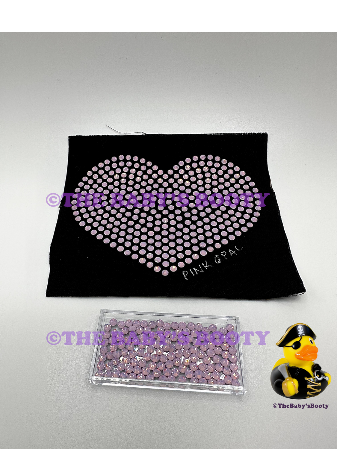 Pink Opal Hotfix Rhinestones