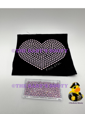 Pink Opal Hotfix Rhinestones