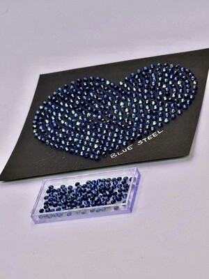 Blue Steel Hotfix Rhinestones
