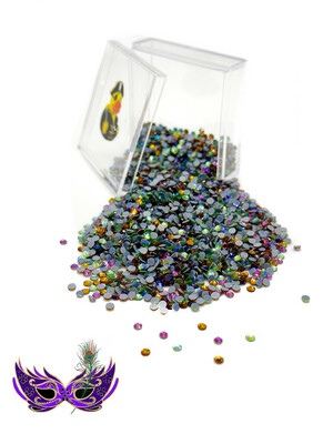 Mardi Gras Mix Hotfix Rhinestones