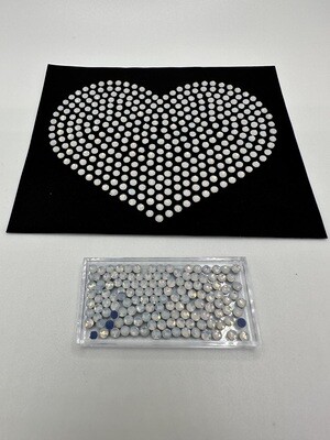 White Opal Hotfix Rhinestones
