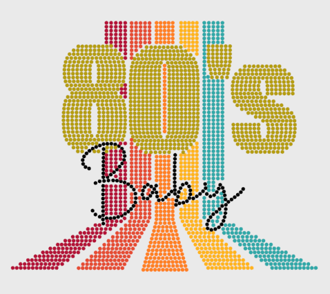 80&#39;s Baby ss10 11.42 W x 9.33 H