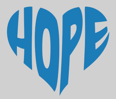 Heart Hope SVG 10.33 W x 9.06 H