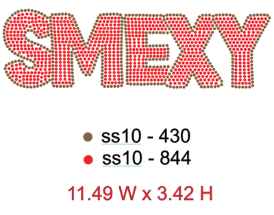 SMEXY ss10 11.490 W x 3.42 H