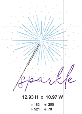 Sparkle ss10 10.97 W x 12.93 H