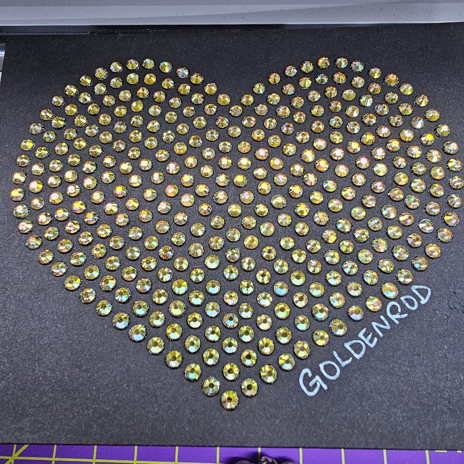 Goldenrod Hotfix Rhinestones