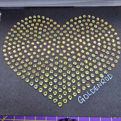 Goldenrod Hotfix Rhinestones