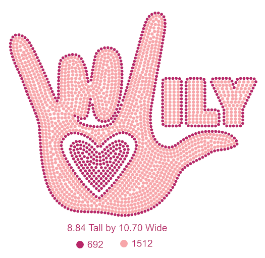 ILY Hand Heart ss10