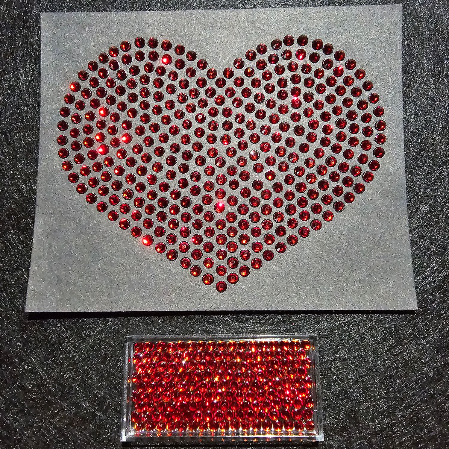 ICY Crimson Hotfix Rhinestones