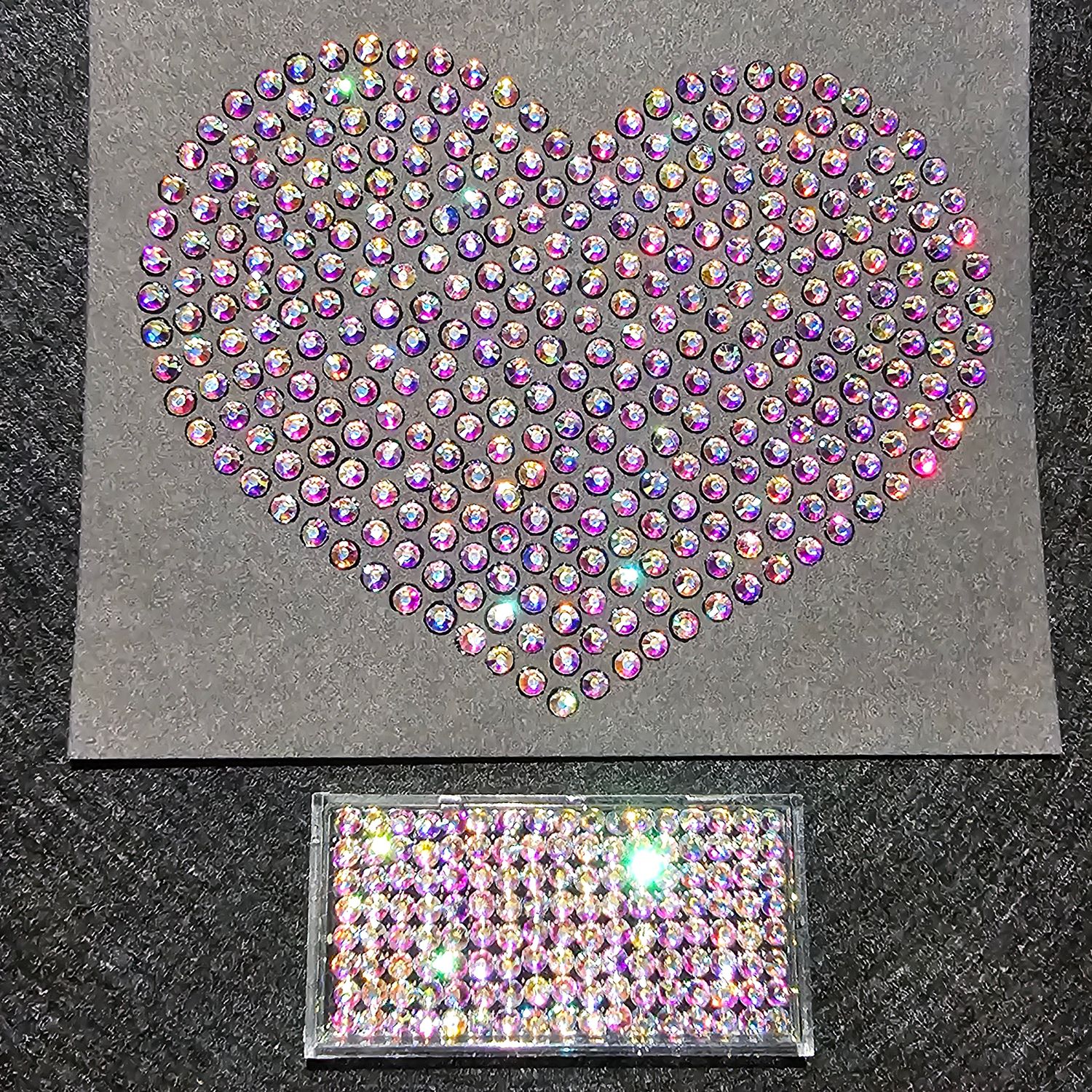 ICY Crystal AB Hotfix Rhinestones