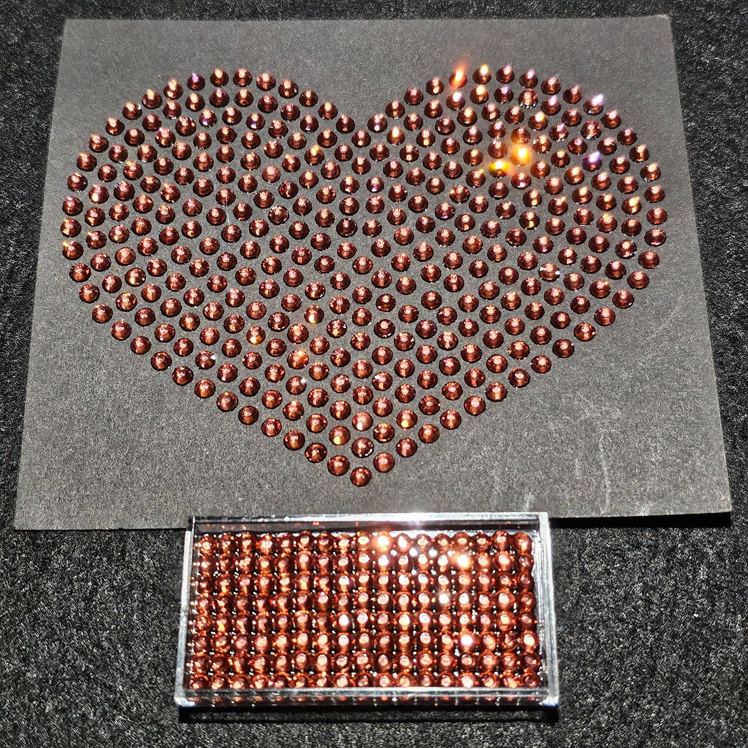 ICY Salmon Hotfix Rhinestones