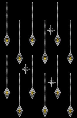 Denim Drops SS10 8.96 W by 14.68 H