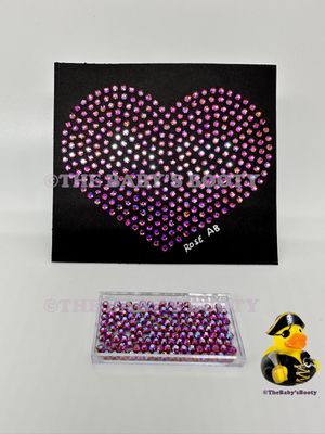 Rose AB Hotfix Rhinestones