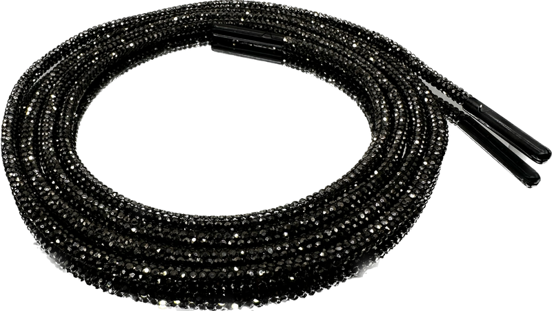 Jet Stop String Bling Strings! Jet Hematite 48