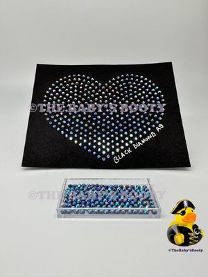 Black Diamond AB Hotfix Rhinestones