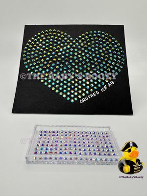 Crushed Ice AB Hotfix Rhinestones